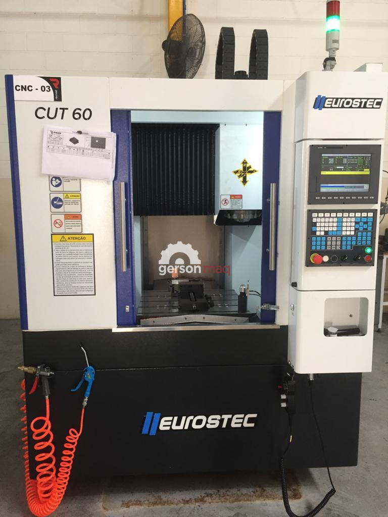 CENTRO DE USINAGEM GRAFITEIRA EUROSTEC CUT60 ANO 2019